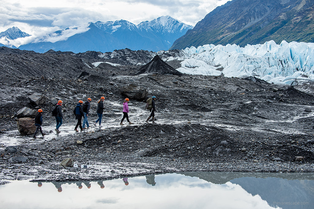 our grup during hike on Muddy And Icy Dirt.