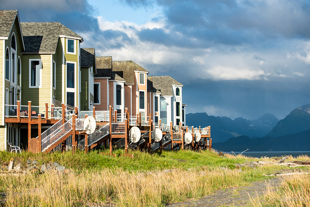 Otter Beach Lodges on Homer Spit.