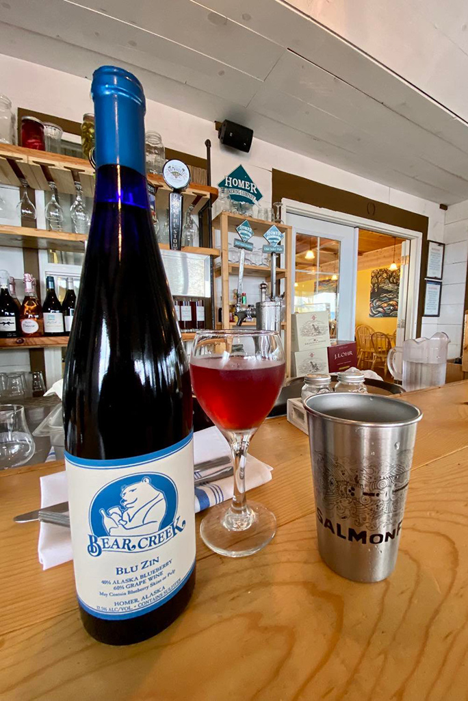 wine tasitng in Homer.