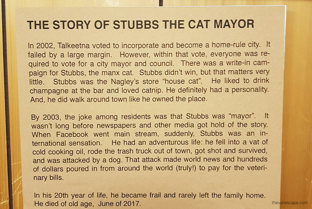 Talkeetna Historical Society Museum.