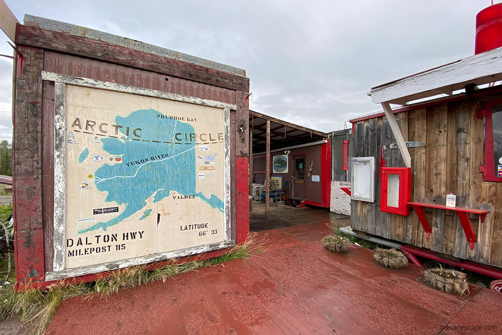 Five Mile Campground on Dalton Highway.