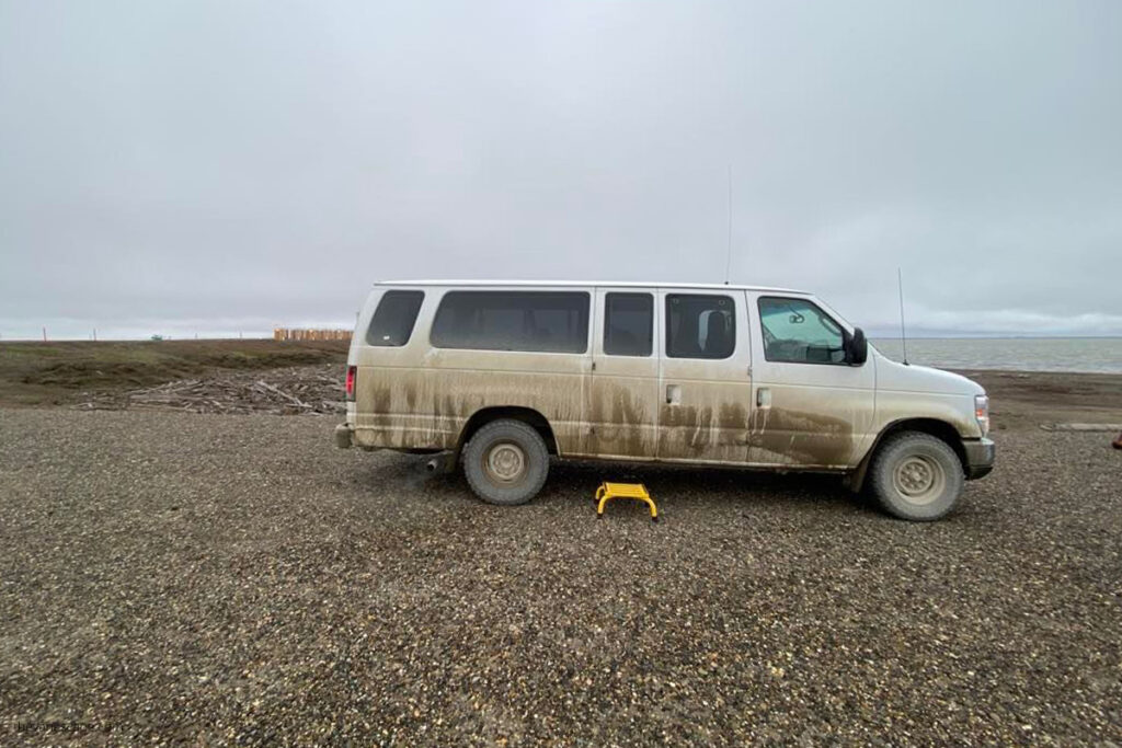 Arctic Ocean Shuttle from Deadhorse Camp.
