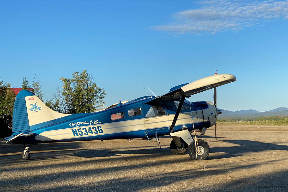 Zippy from Coyote air at coldfoot airport.