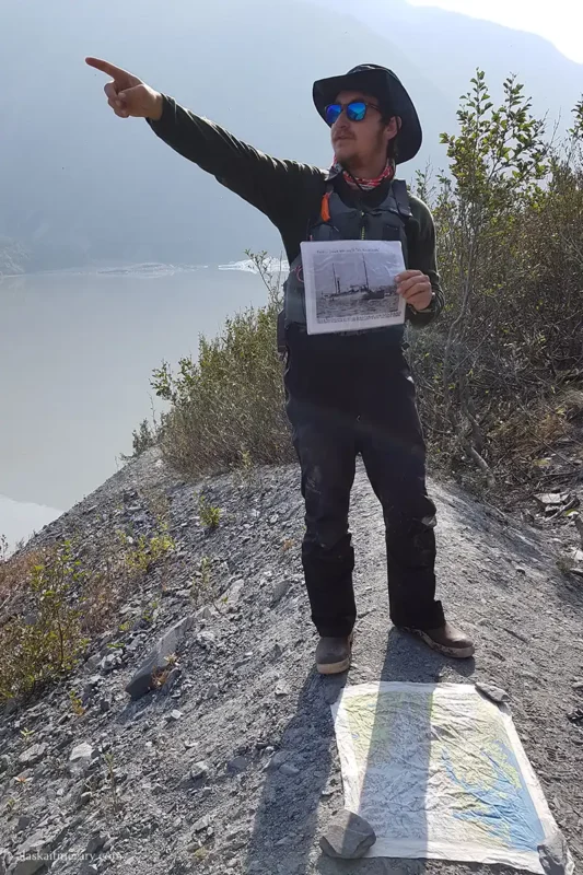 Expert Storytelling by our guide from Anadyr Adventures in Valdez.