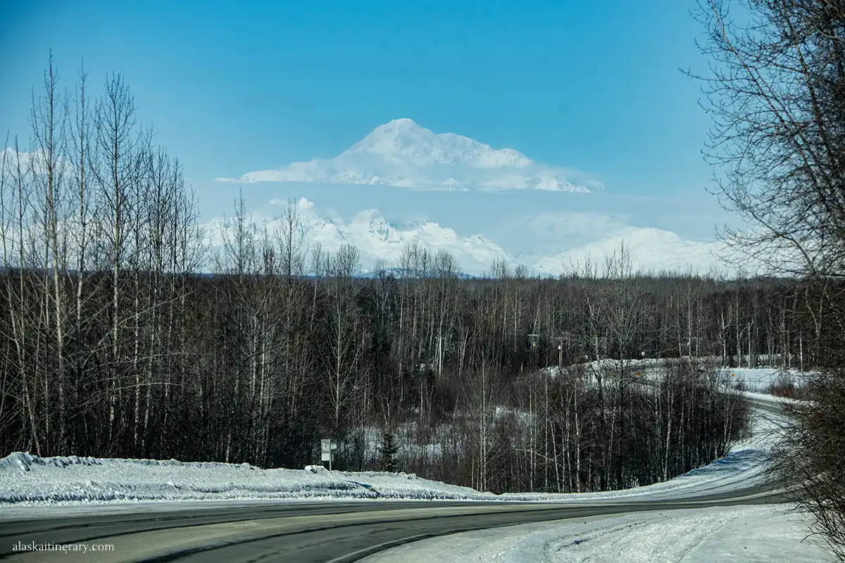 Denali view from Talkeetna Spur Road.