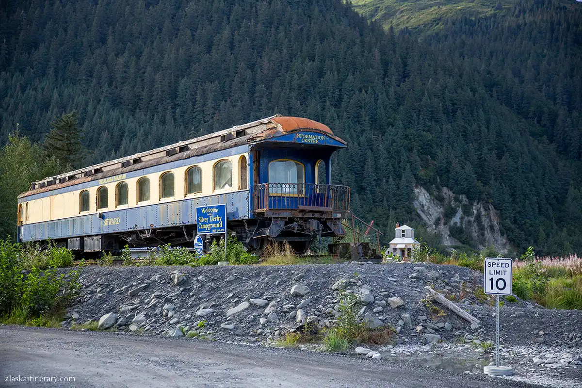 Seward Alaska - old train.