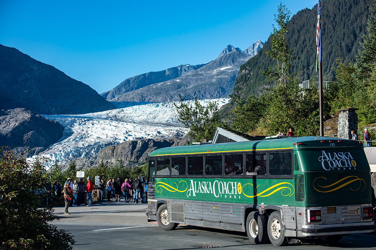 Mendenhall Glacier in Juneau.