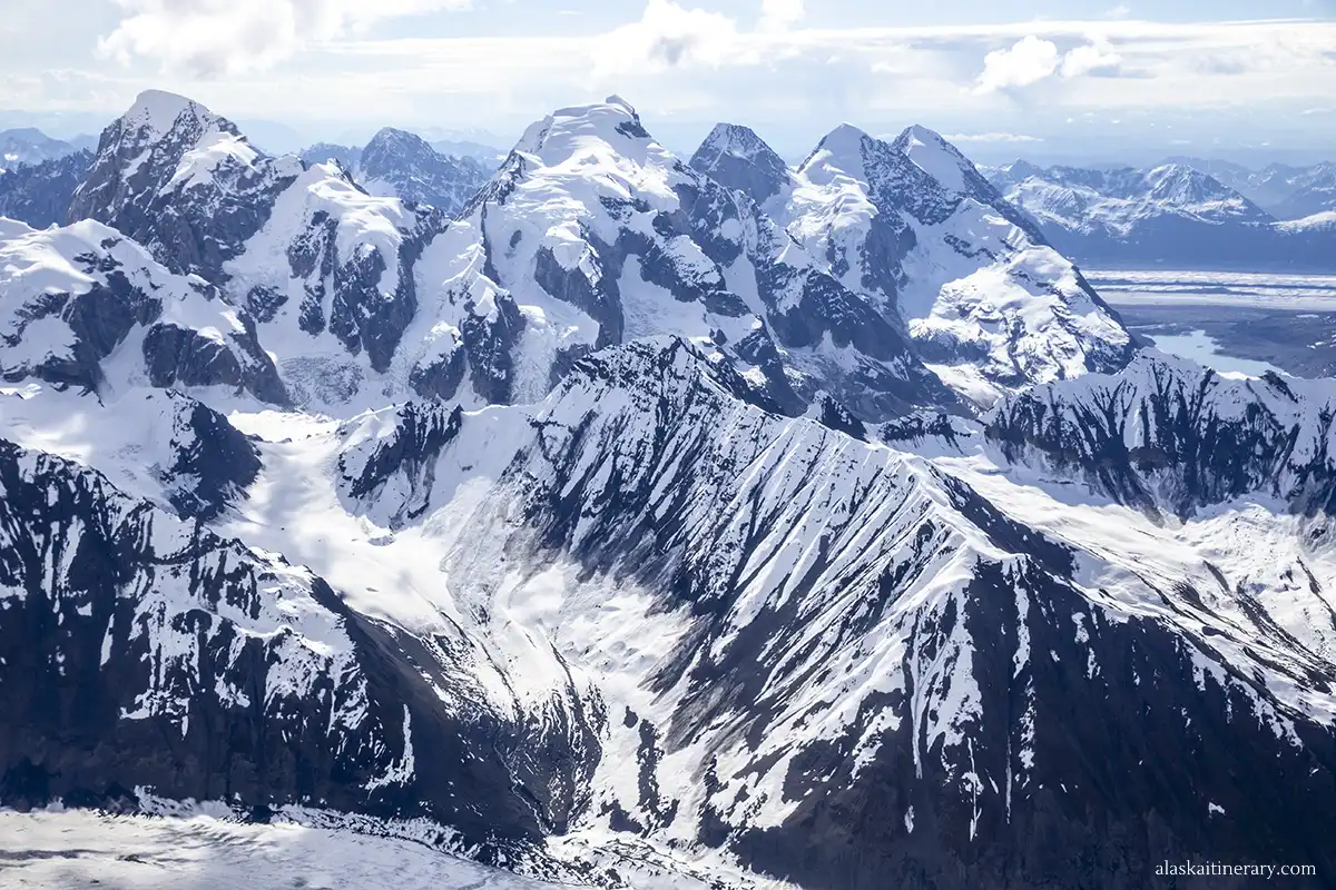 Mountain view in Alaska. 