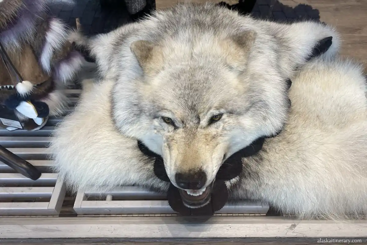 fur shop in Sitka.