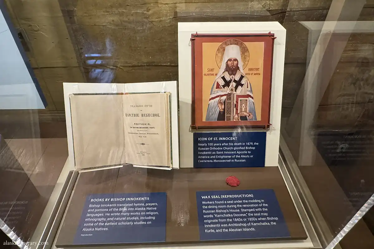 Exhibition in Russian Bishop's House in Sitka.