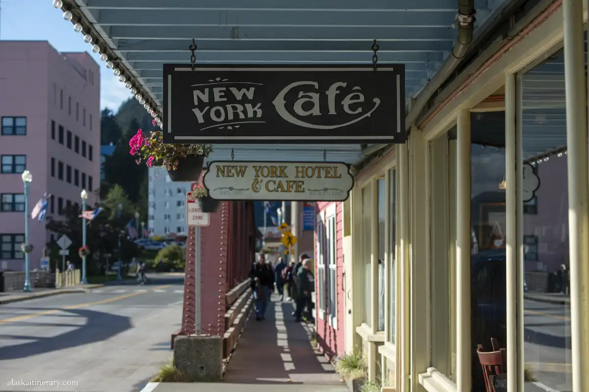 New Your Cafe at Tomas Street in Ketchikan.