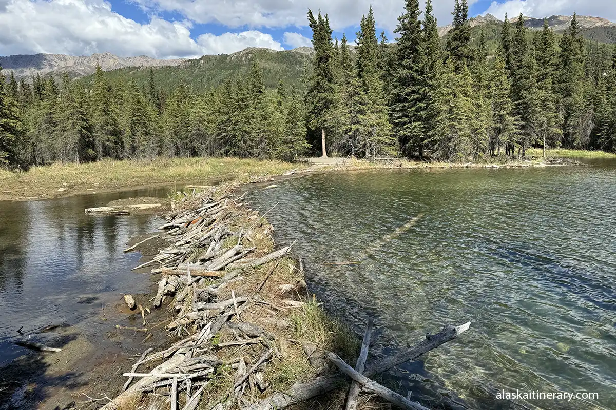 Beaver Dam Spur on the lake.