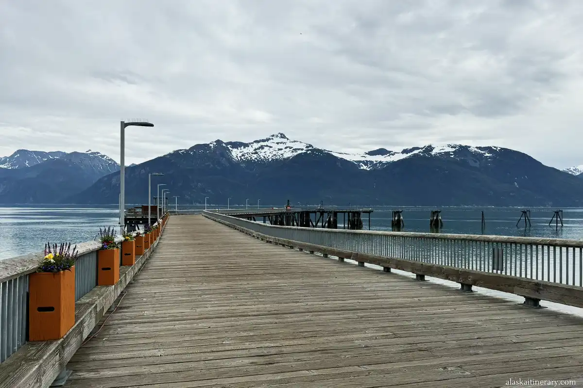 Port Chilkoot Cruise Ship Dock in Haines.