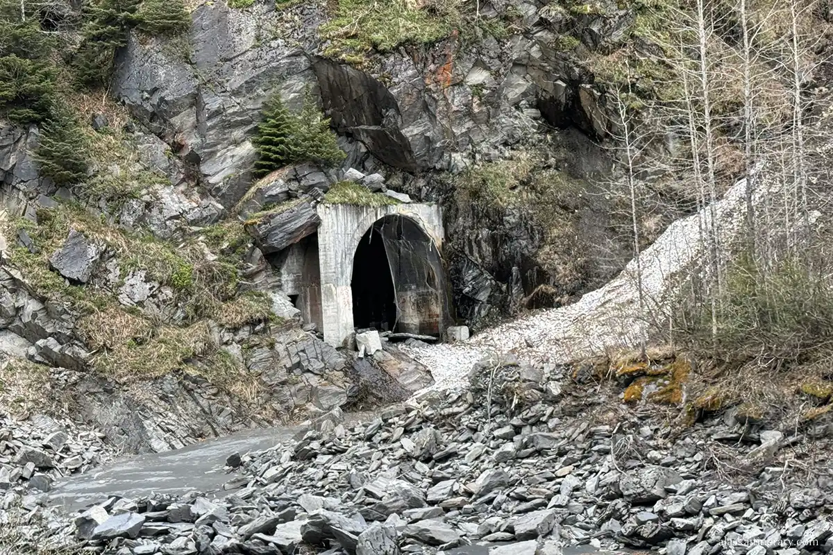The Abandoned Railroad Tunnel in Keystone Kanyon.