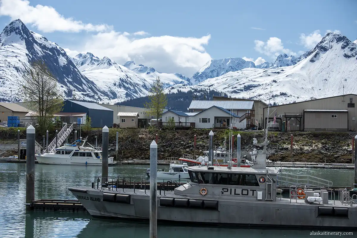 Small harbor in Valdez.