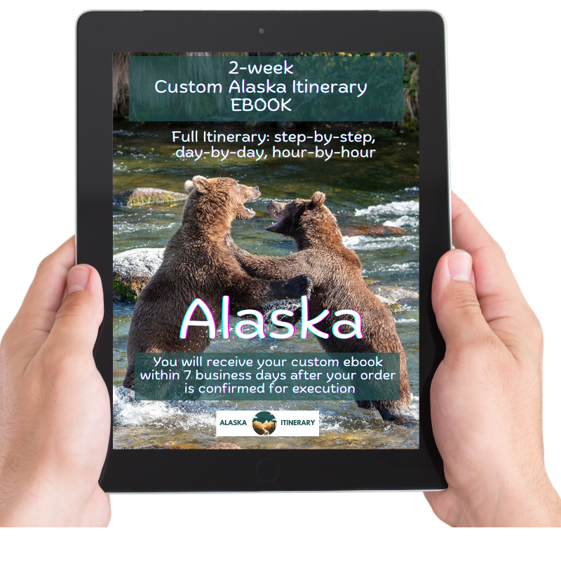 2-week Custom Alaska Itinerary EBOOK cover photo