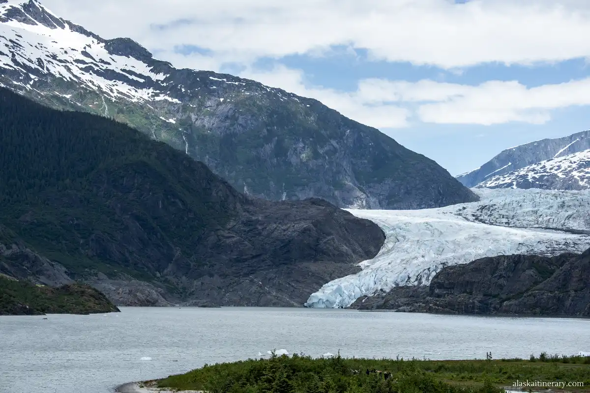 Mendenhall Glacier in Juneau.
