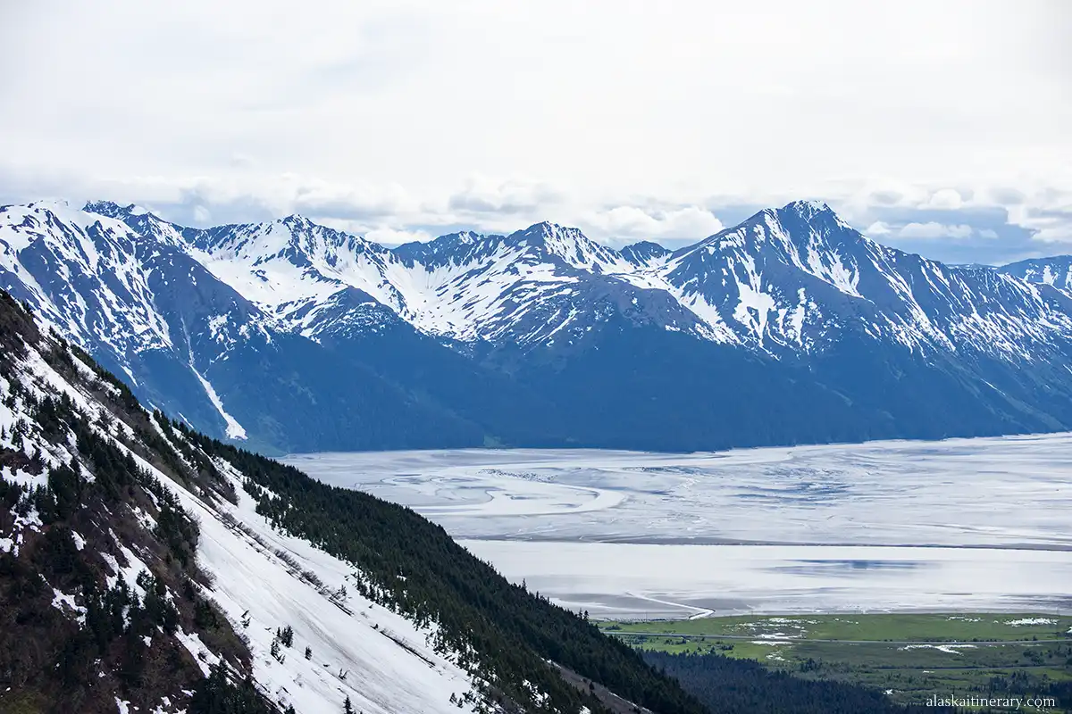 Stunning mountain view from the summit.