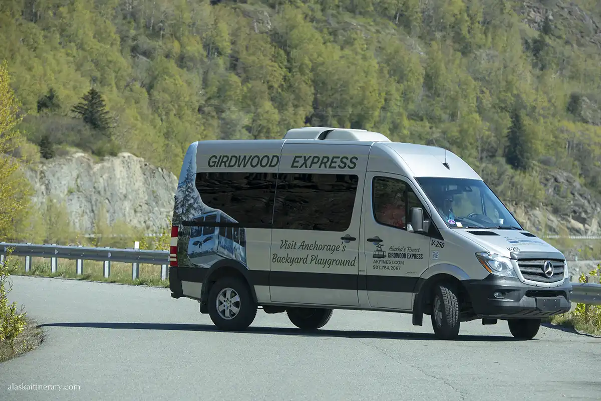 Girdwood Express - shuttle bus from Anchorage.