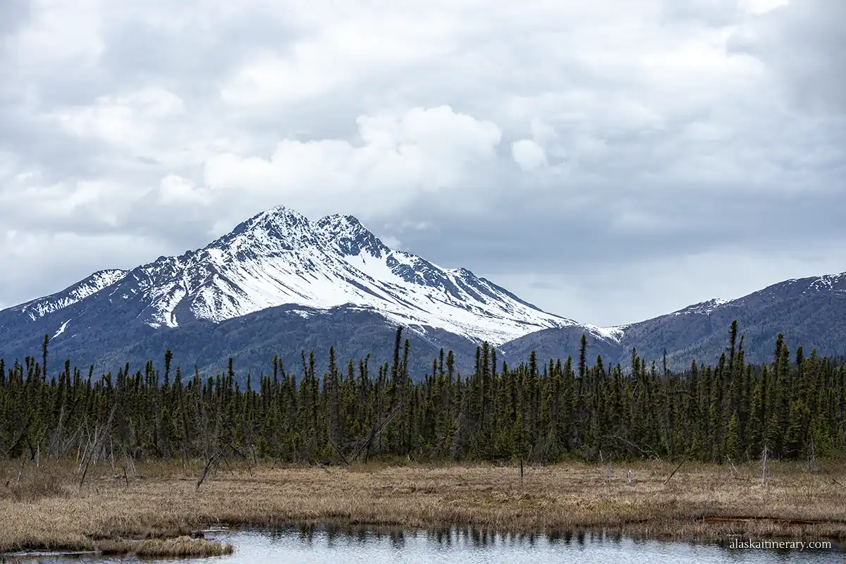 Long Lake with mountains in the backdrop.