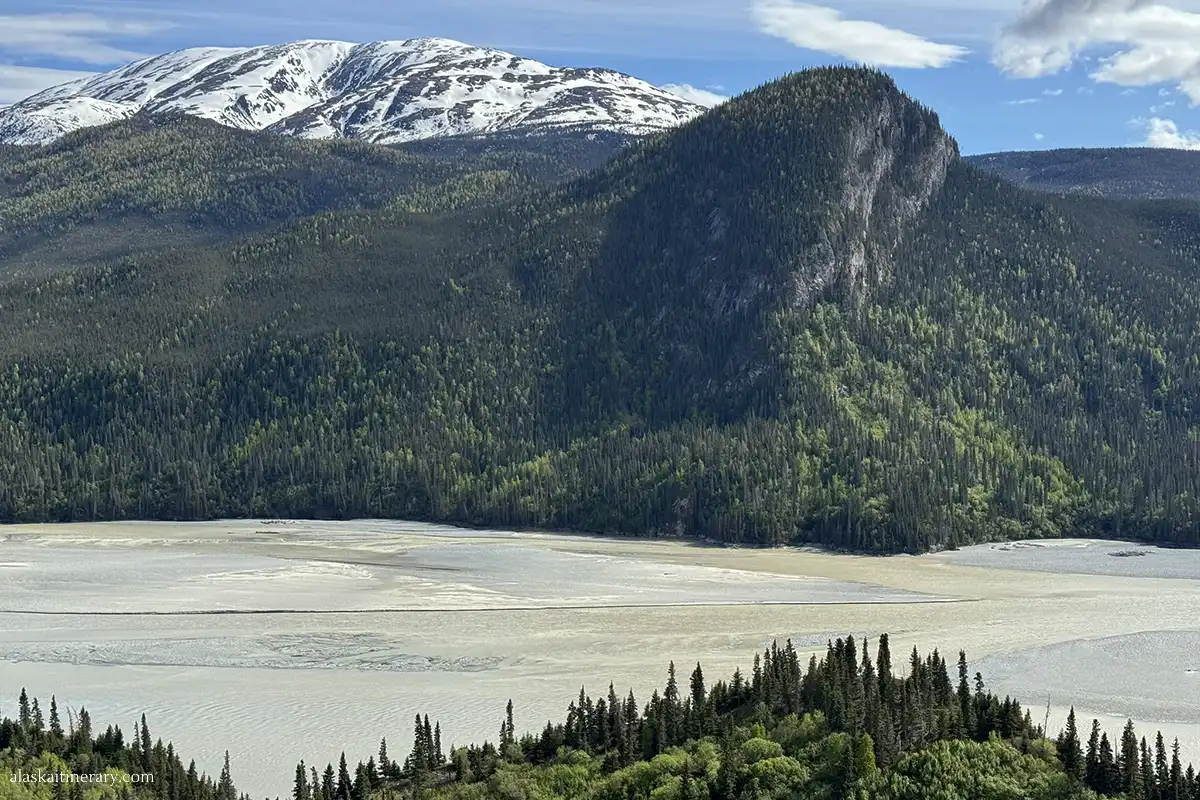 Stunning mountain and river view along the way.