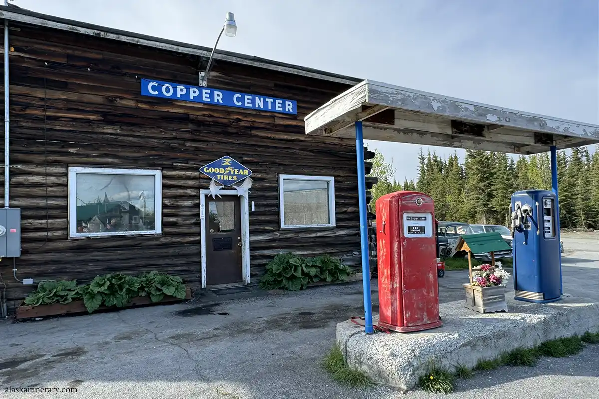 Historic buildling at Copper Center.