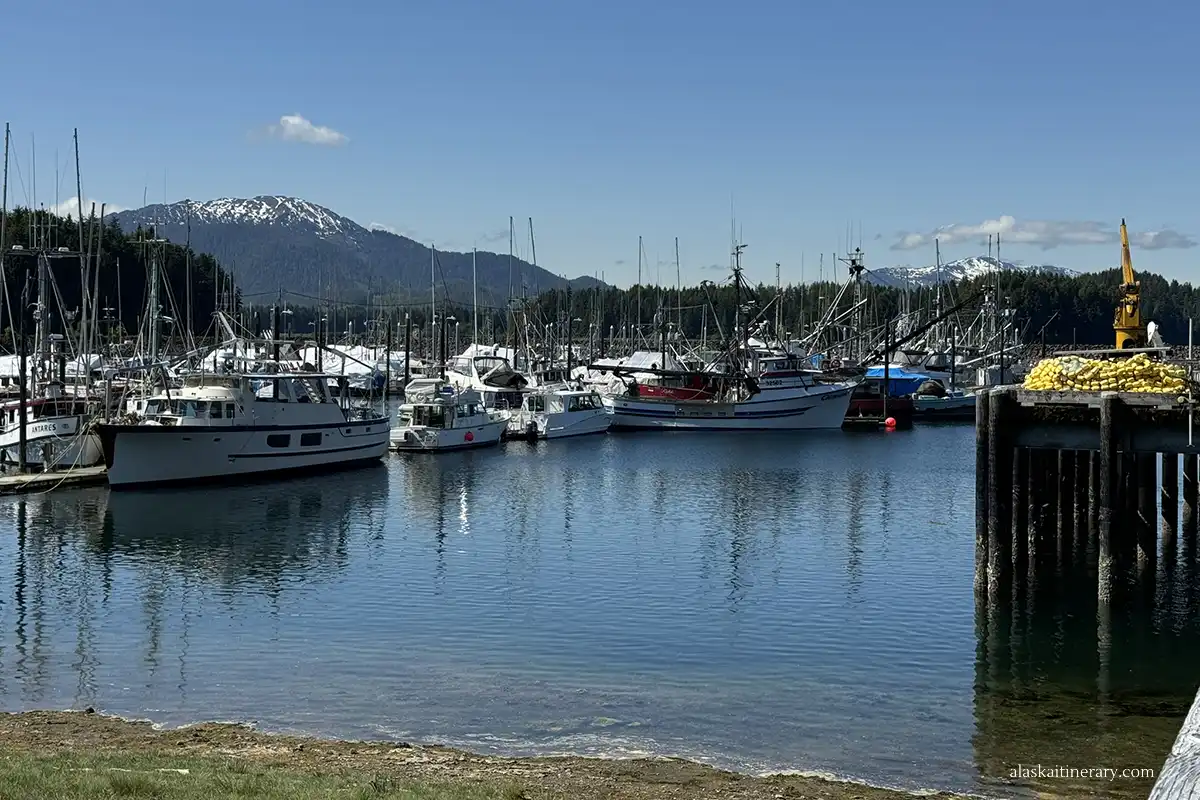 Small boat harbor.