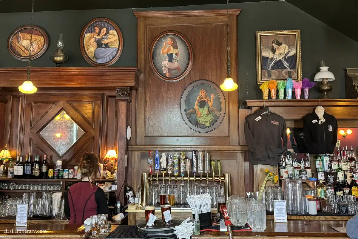Historic Red Onion Saloon in Skagway.