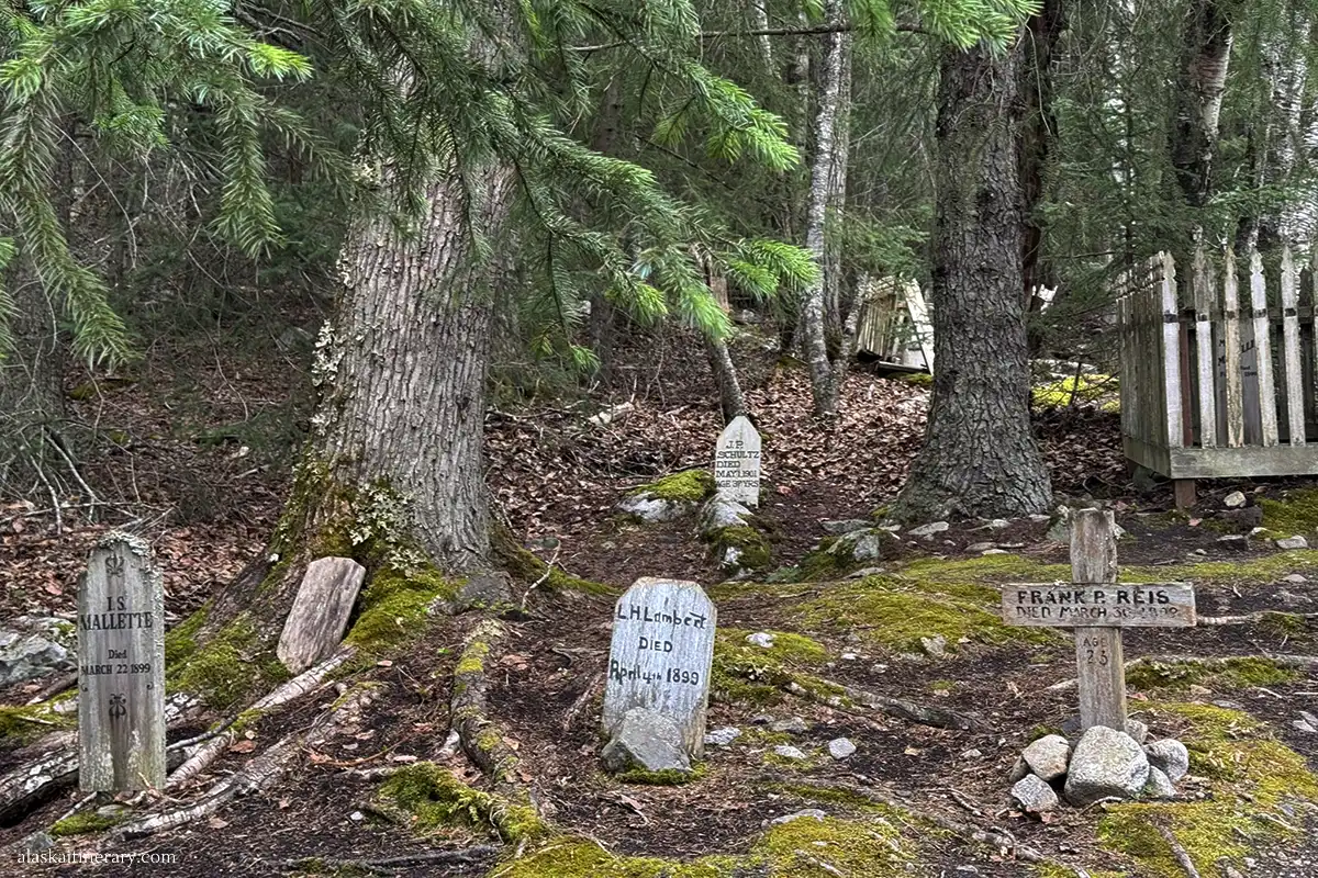 Old graves.