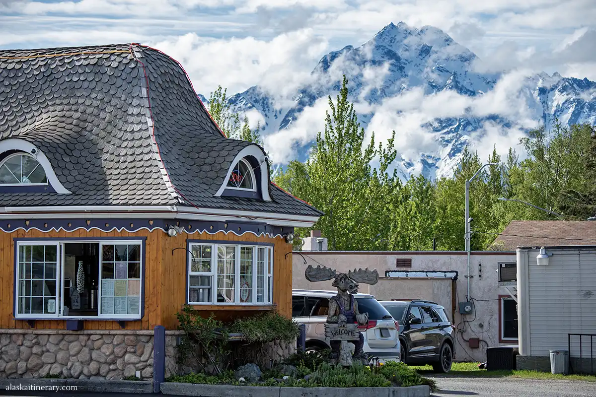 Coffee shop in downtown Palmer.