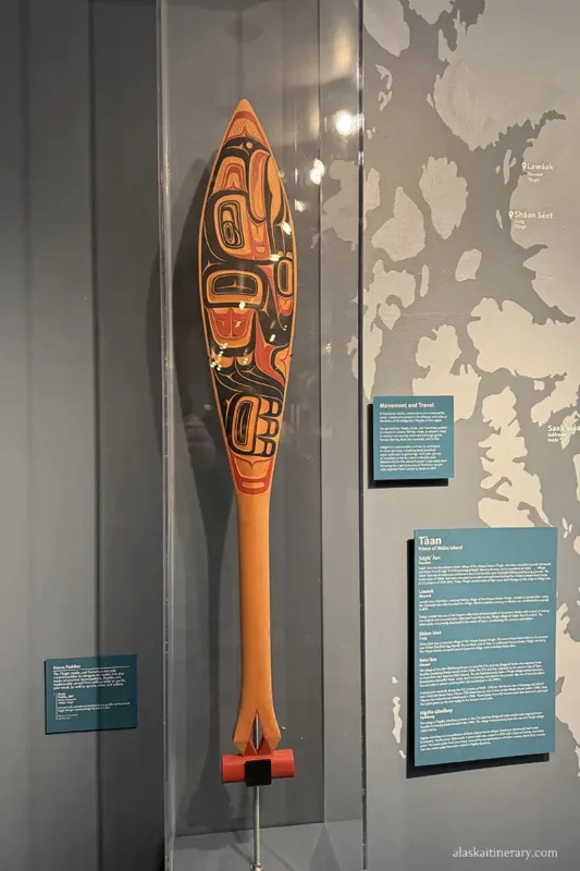 Native Alaskan arts in Ketchikan.