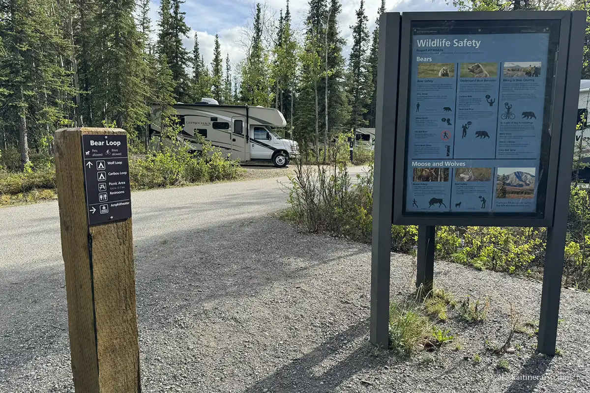 Riley Creek Campground.