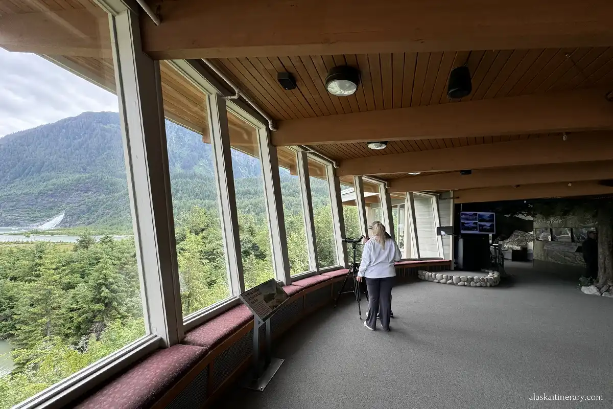 Accessible Mendenhall Glacier Visitor Center.